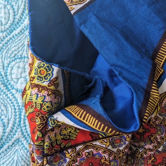 Vintage 70s vibrant print maxi dress - Picture 9 of 14